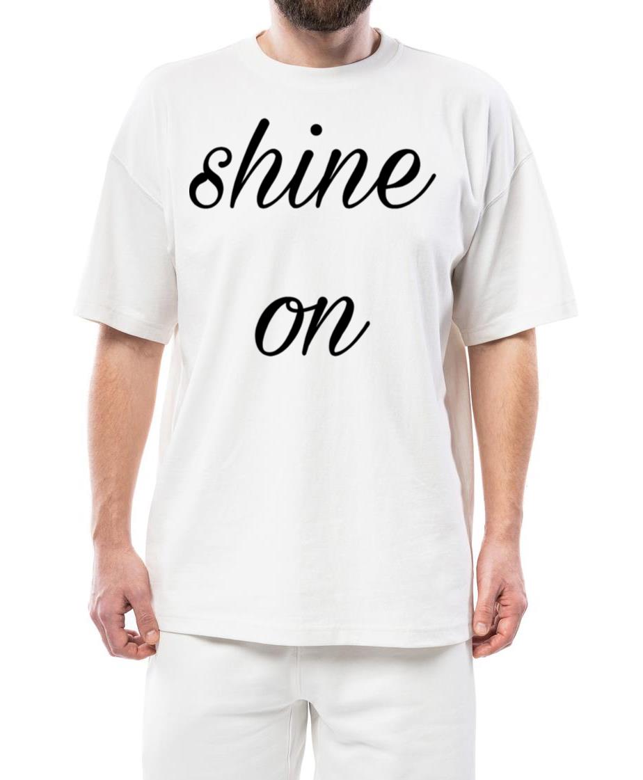 Shine On Unisex Graphic Tee - Uplifting Script - Unisex Standard T-Shirt