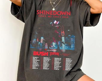 Shinedown Band Logo Shirt, Shinedown Dance Tour 2025 Shirt, Shinedown Fan Gift, Shinedown Band Merch