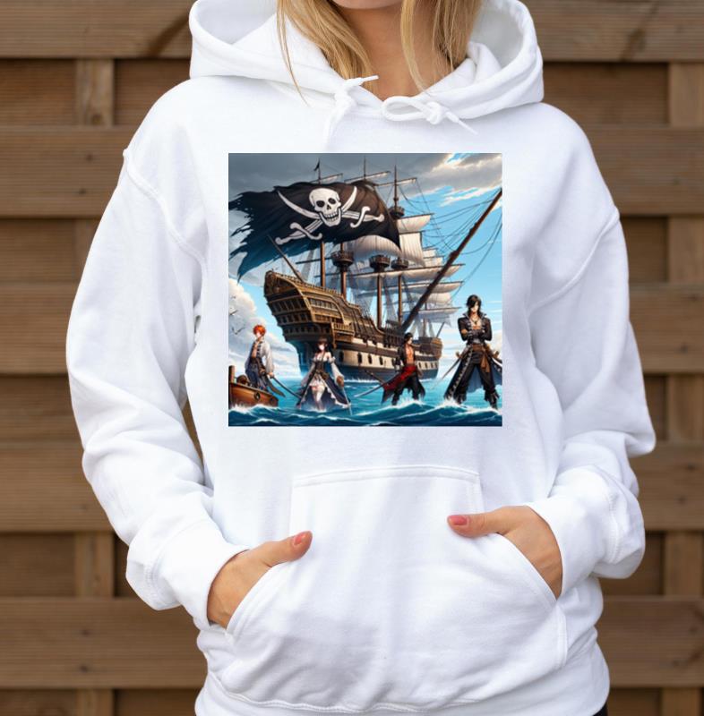 Ship and Pirates Anime - Unisex Hoodie