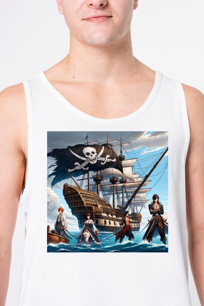 Ship and Pirates Anime - Unisex Tank Top