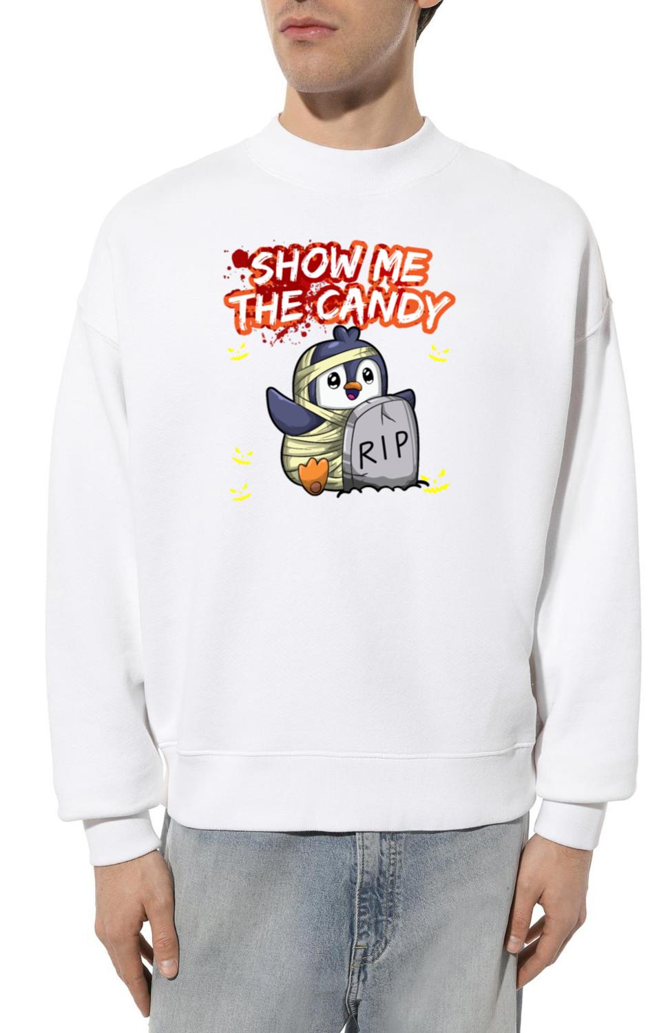 Show Me The Candy Halloween Costume Trick Or Treat_1 - Unisex Sweatshirt