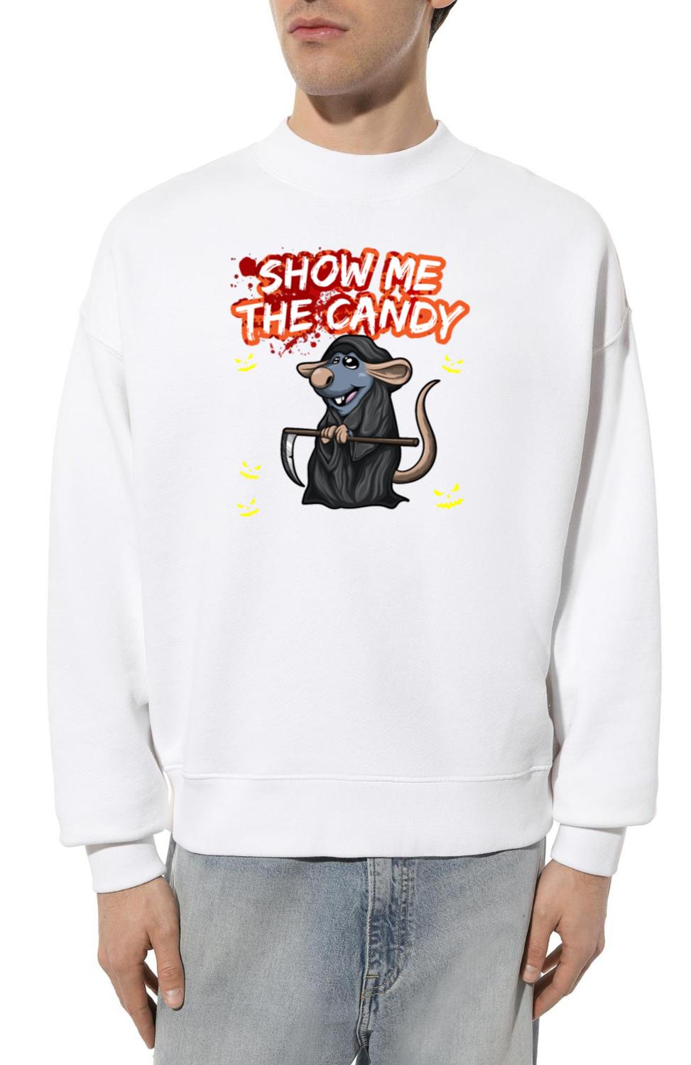 Show Me The Candy Halloween Costume Trick Or Treat_14 - Unisex Sweatshirt