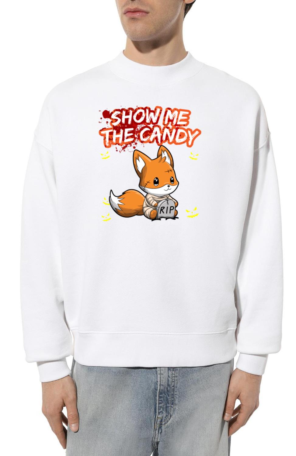 Show Me The Candy Halloween Costume Trick Or Treat_15 - Unisex Sweatshirt