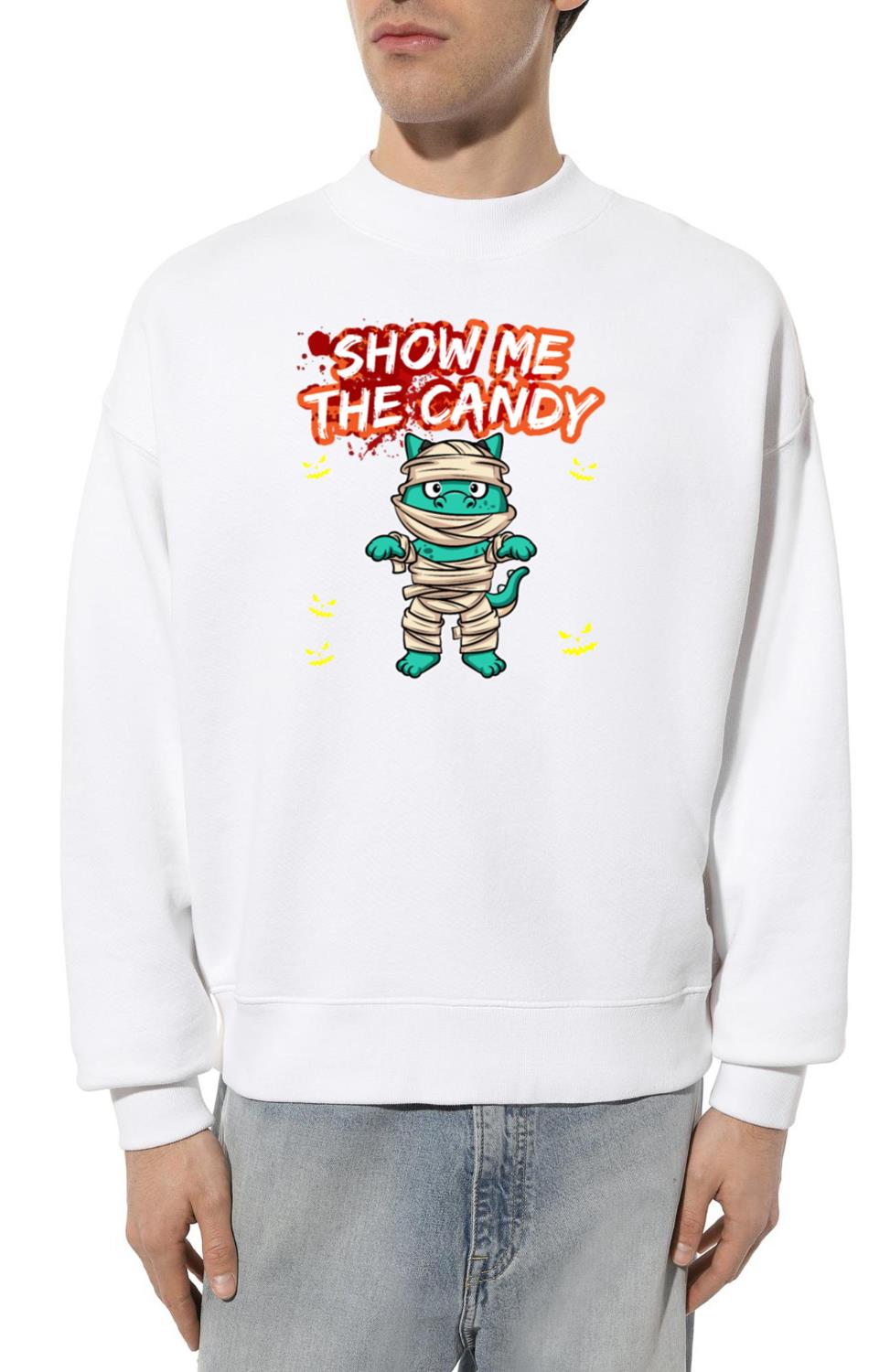 Show Me The Candy Halloween Costume Trick Or Treat_19 - Unisex Sweatshirt