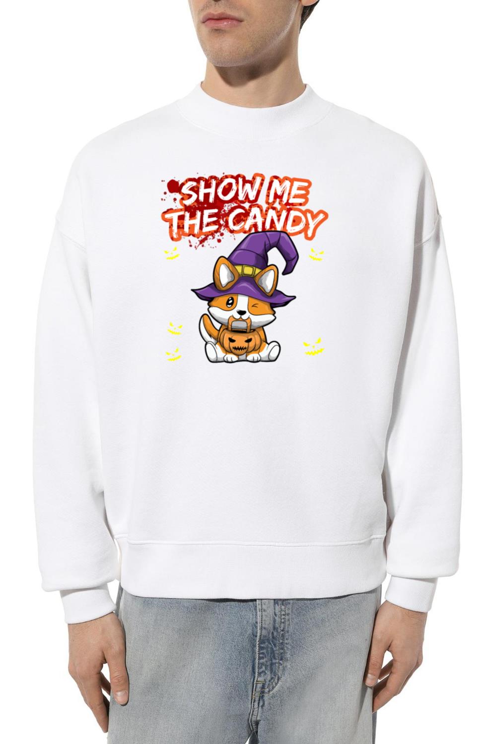 Show Me The Candy Halloween Costume Trick Or Treat_2 - Unisex Sweatshirt