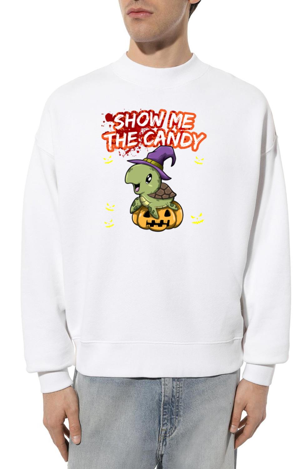 Show Me The Candy Halloween Costume Trick Or Treat_20 - Unisex Sweatshirt