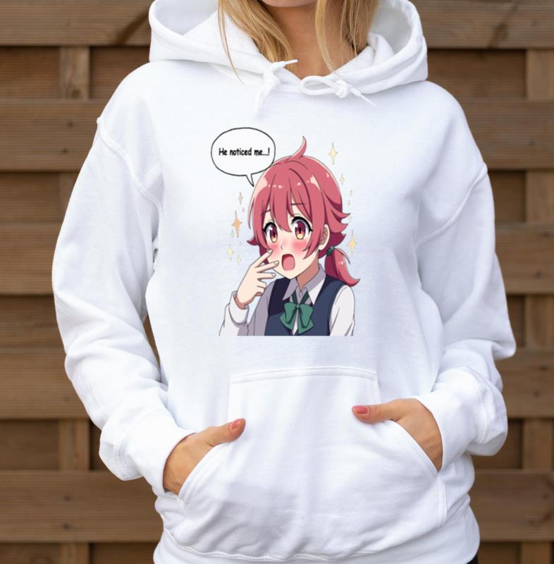 Shy anime girl from boys - Unisex Hoodie
