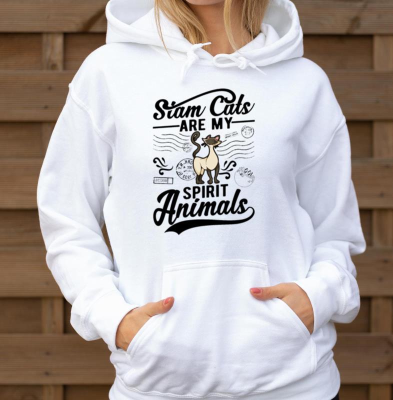 Siam Cats Are My Spirit Animals Siamese - Unisex Hoodie
