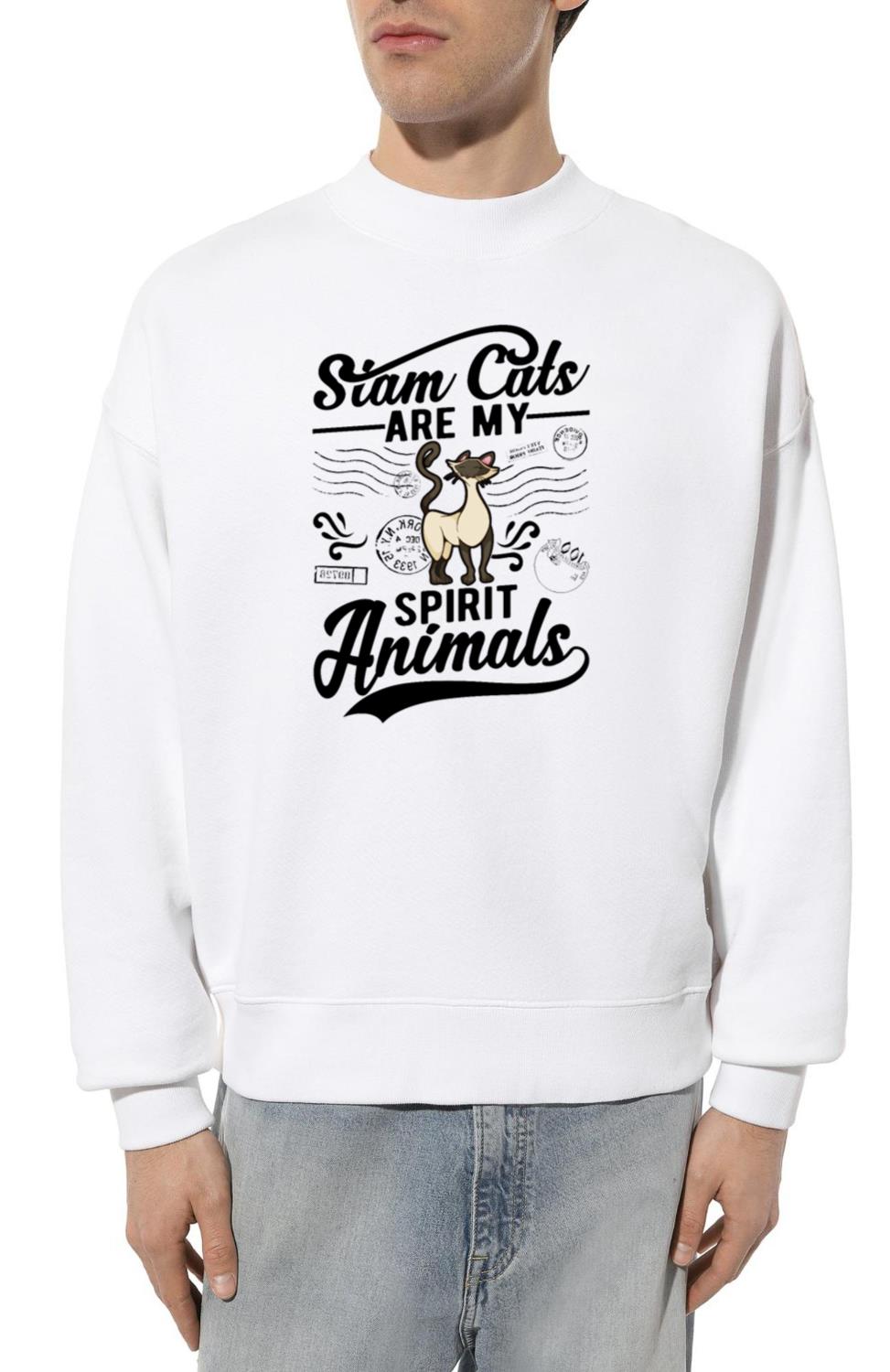 Siam Cats Are My Spirit Animals Siamese - Unisex Sweatshirt