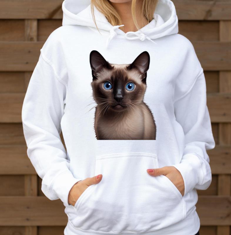 Siamese Cat - A Sweet Gift Idea For All Cat - Unisex Hoodie