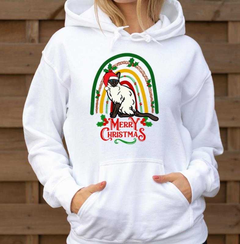 Siamese Cat Christmas Siamese Cat - Unisex Hoodie