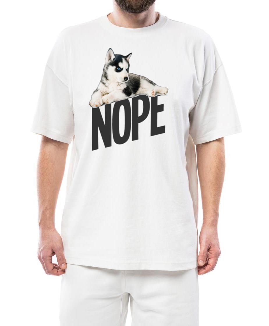 Siberian Husky Dog Nope - Unisex Standard T-Shirt
