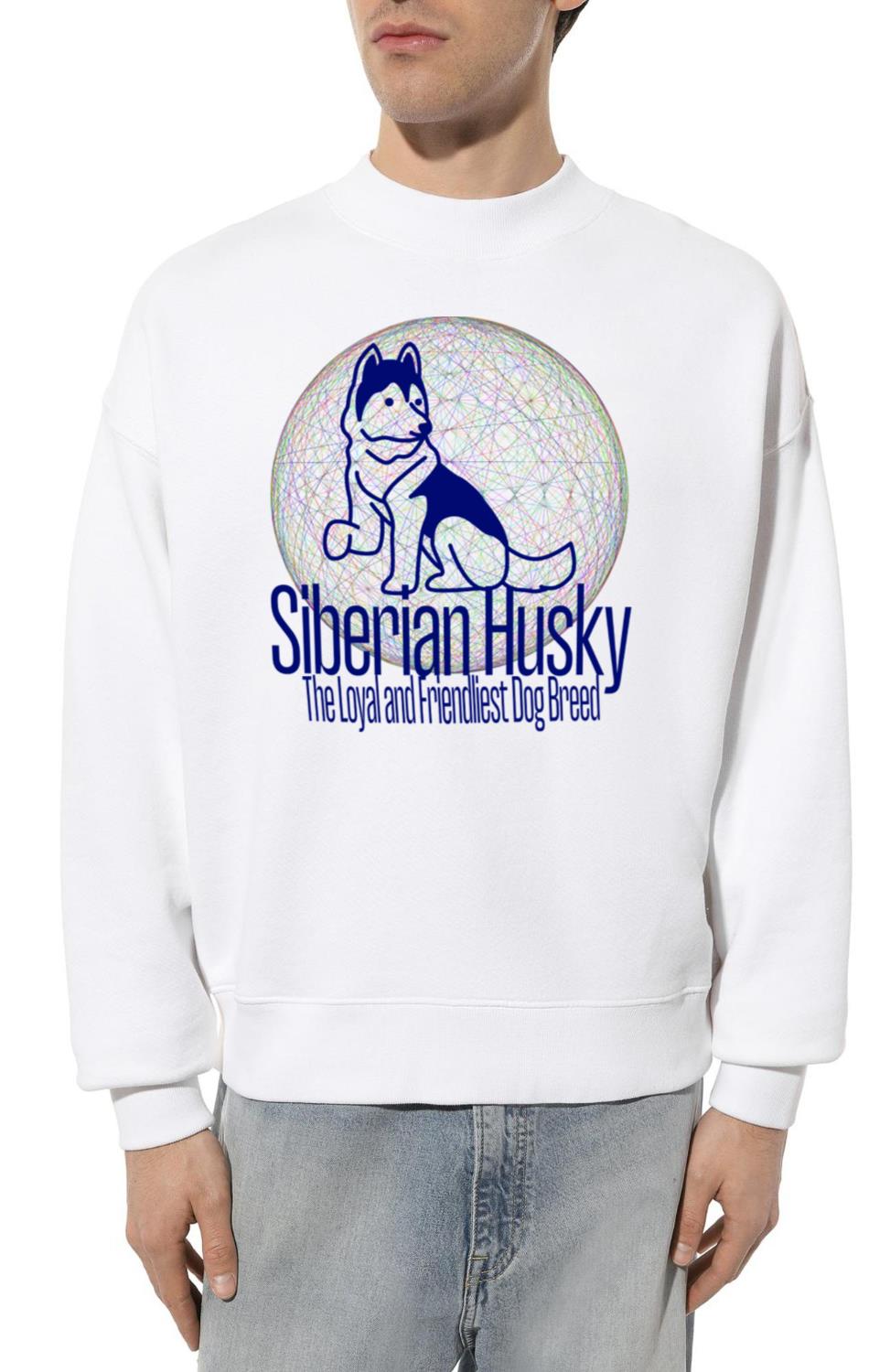 Siberian Husky The Loyal and Friendliest Dog Breed - Unisex Sweatshirt