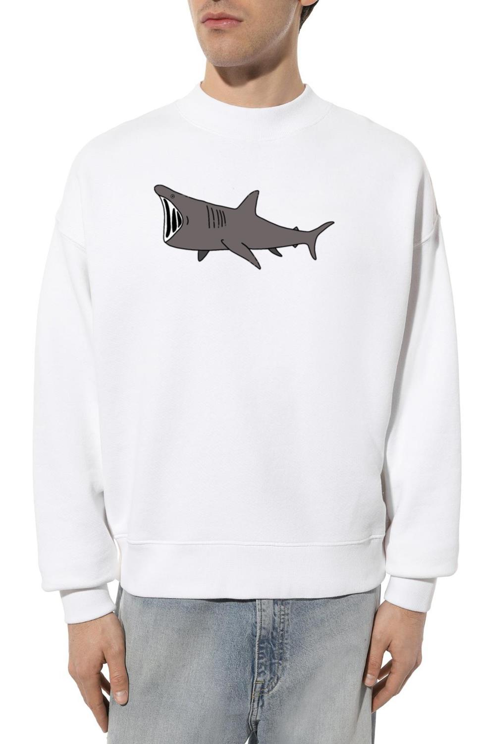 Simple Basking Shark - Unisex Sweatshirt