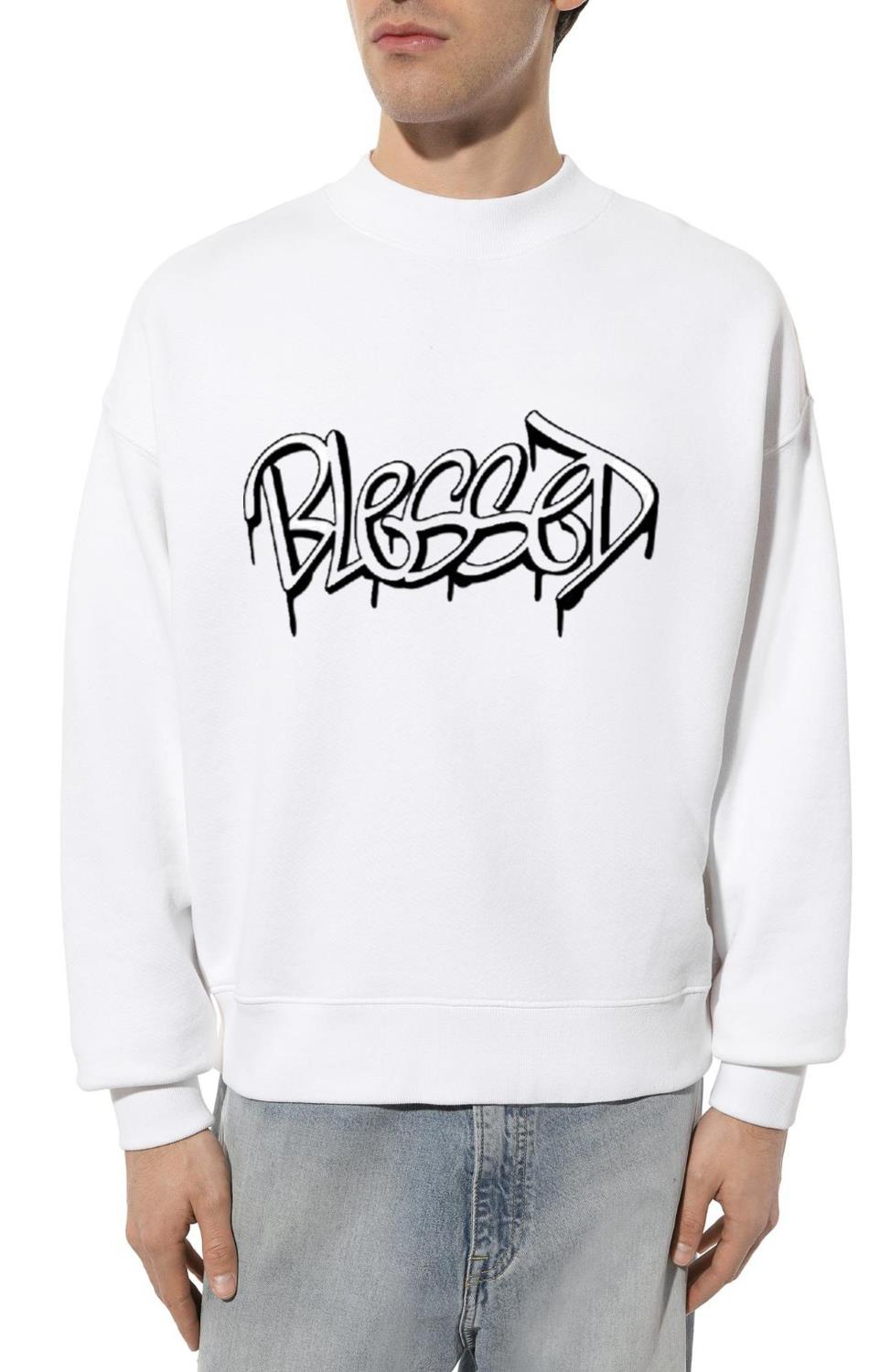 simple blessed tees - Unisex Sweatshirt