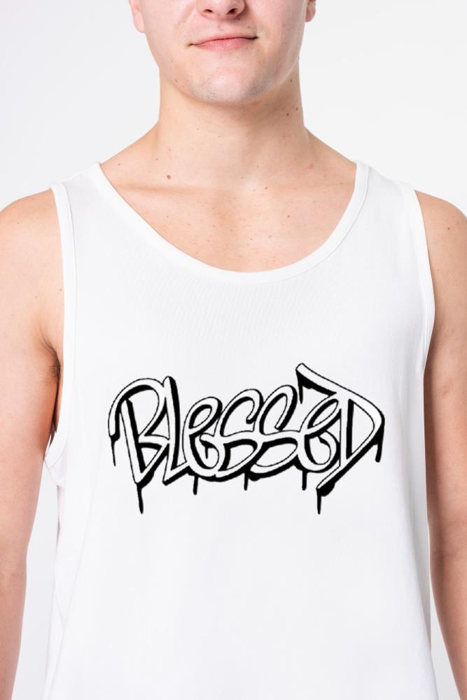 simple blessed tees - Unisex Tank Top