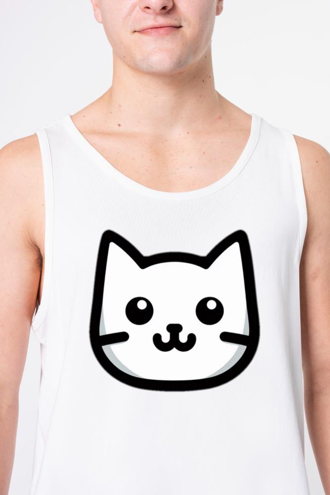 Simple Cat Design_1 - Unisex Tank Top