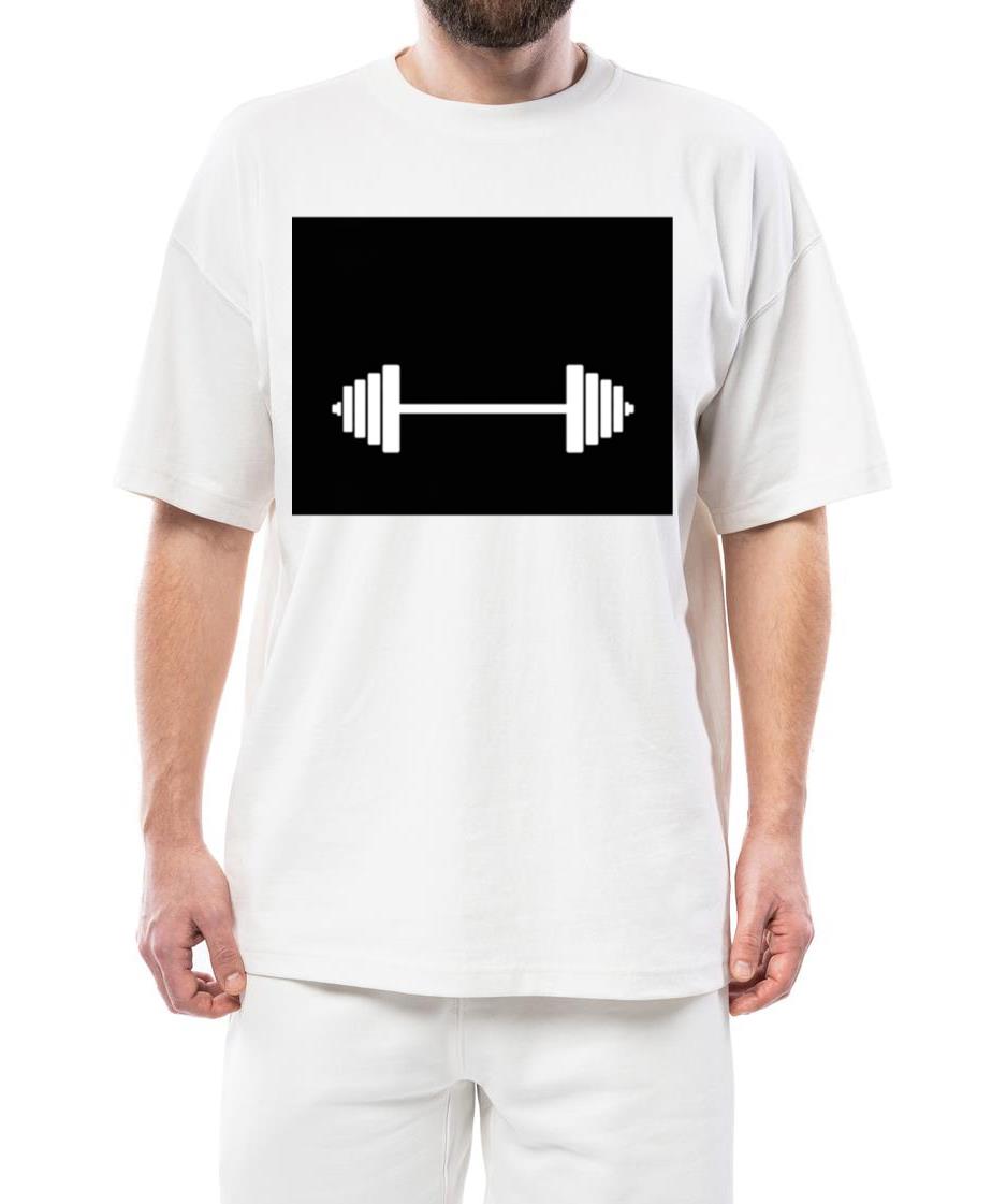 Simple Dumbbell Icon - Unisex Standard T-Shirt
