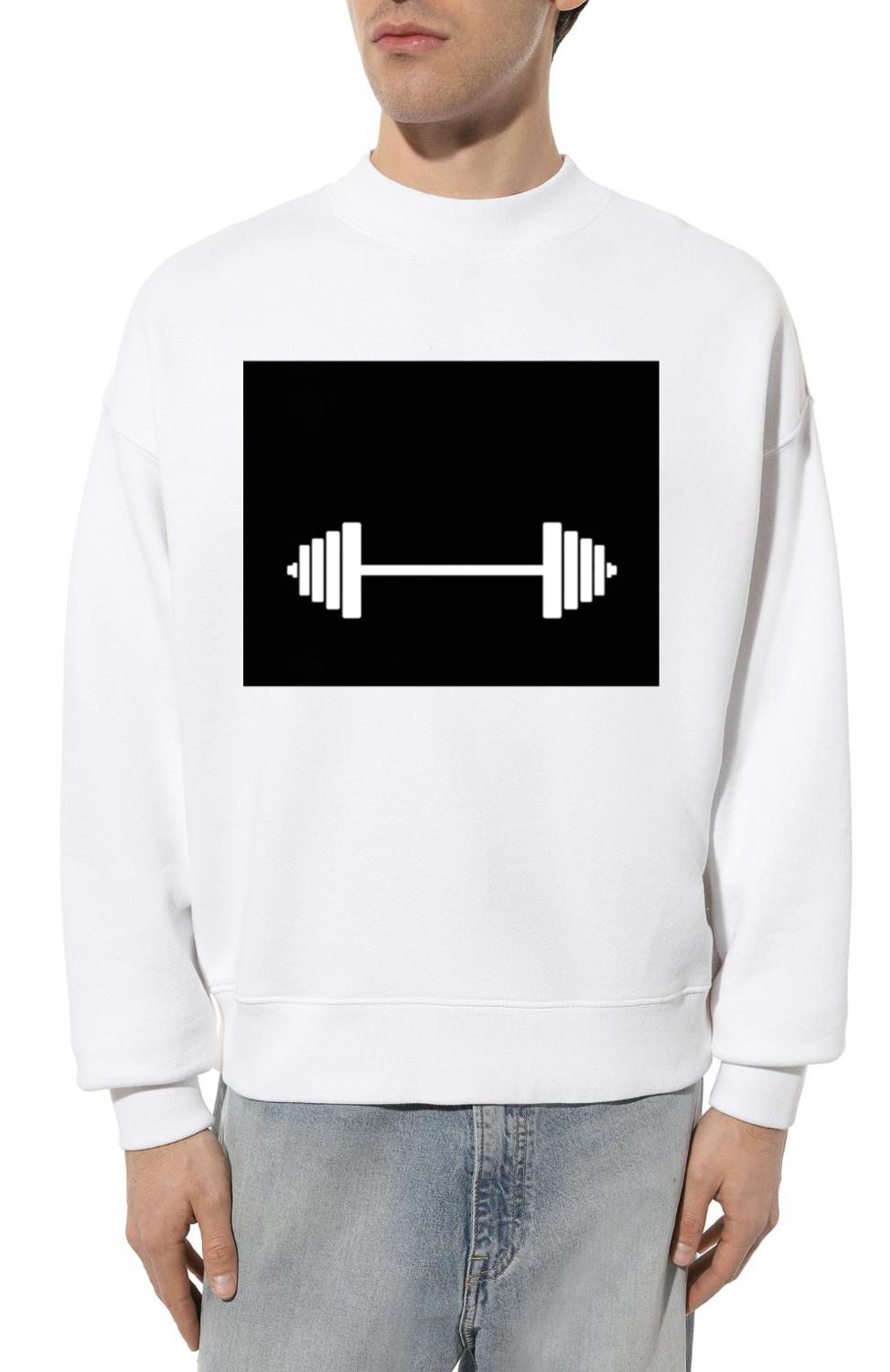 Simple Dumbbell Icon - Unisex Sweatshirt