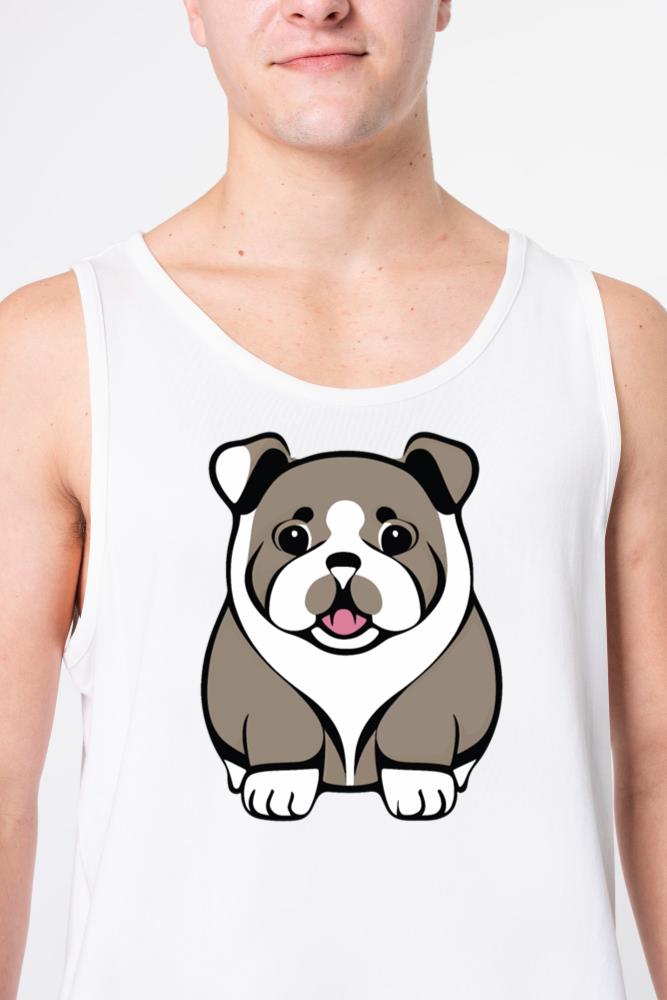 Simply cute dog_1 - Unisex Tank Top