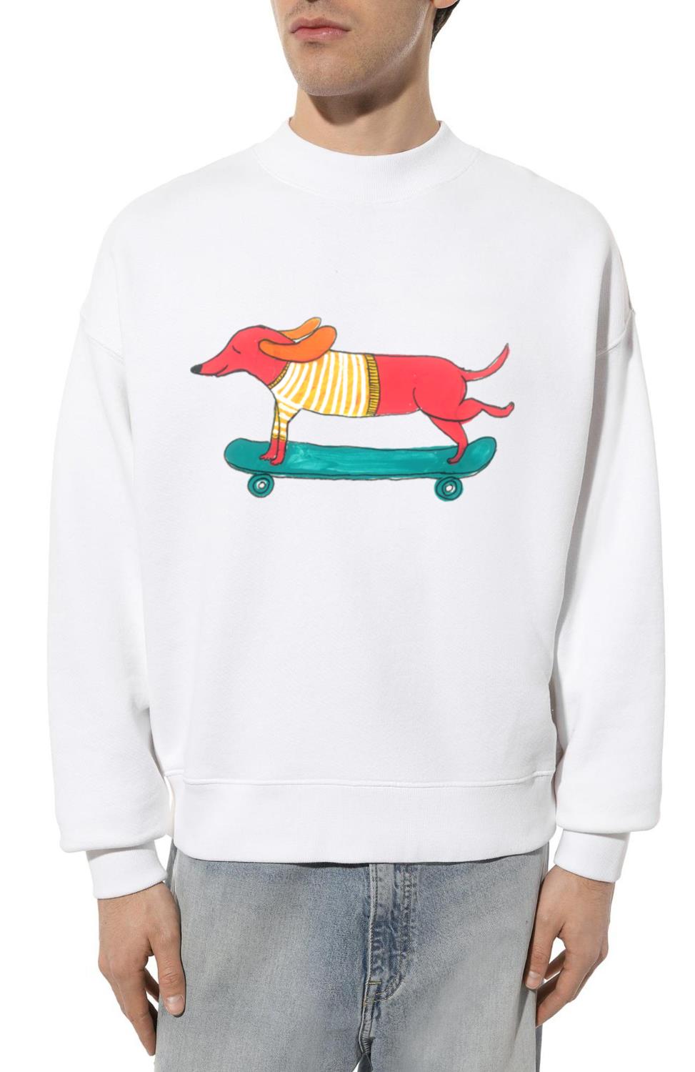 Skateboarding Dog - Unisex Sweatshirt