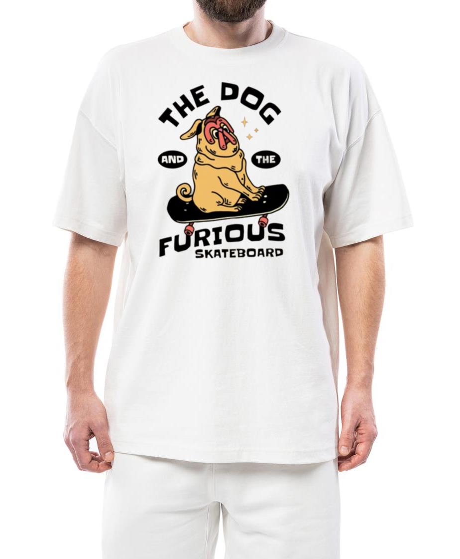 Skateboarding Dog_1 - Unisex Standard T-Shirt