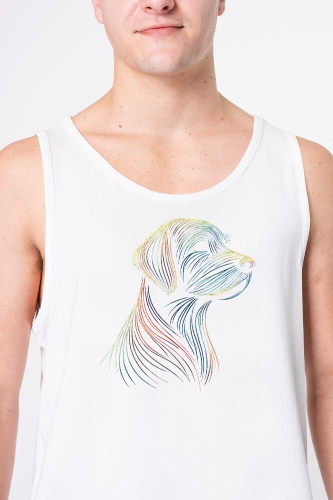 sketch dog drawing - Unisex Tank Top