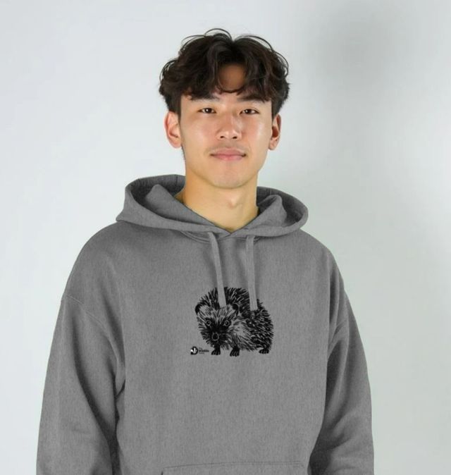 Sketched Hedgehog Hoodie 2