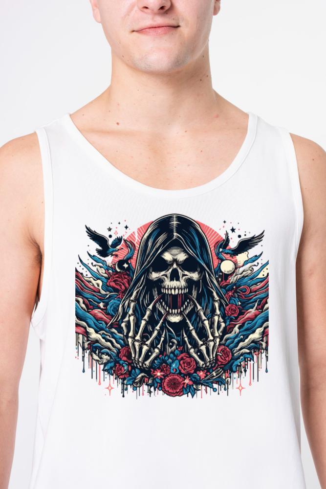 skull game end - Unisex Tank Top