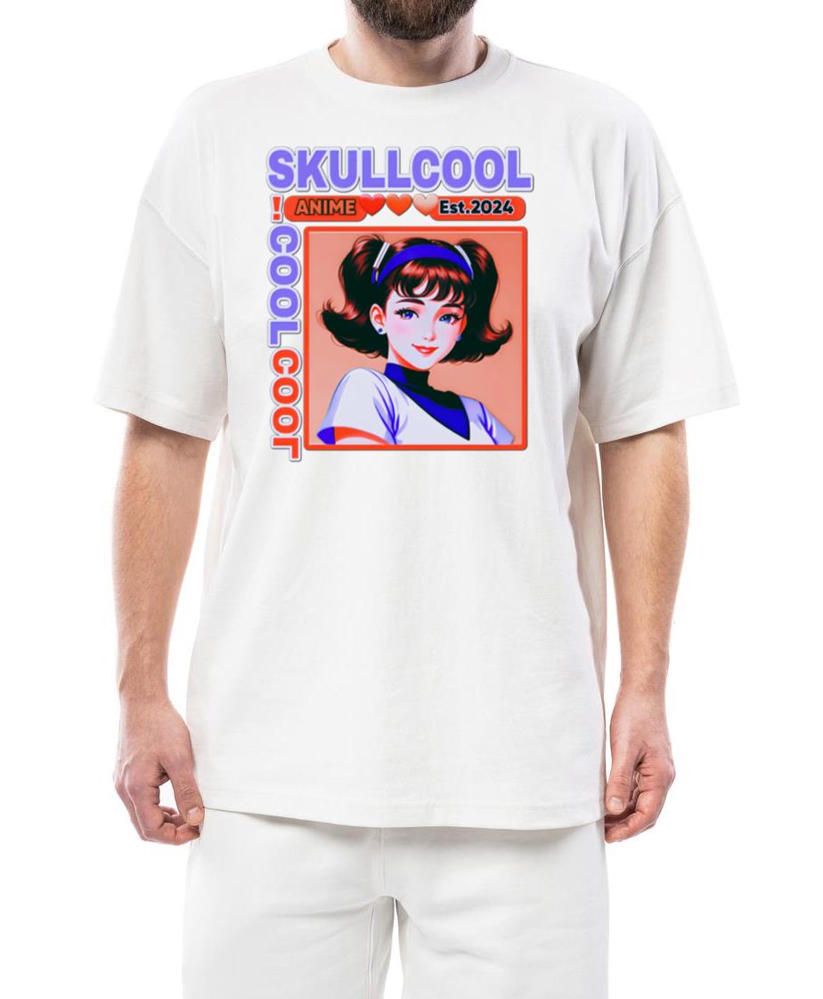 skullcool cool abstract style anime girl art_3 - Unisex Standard T-Shirt