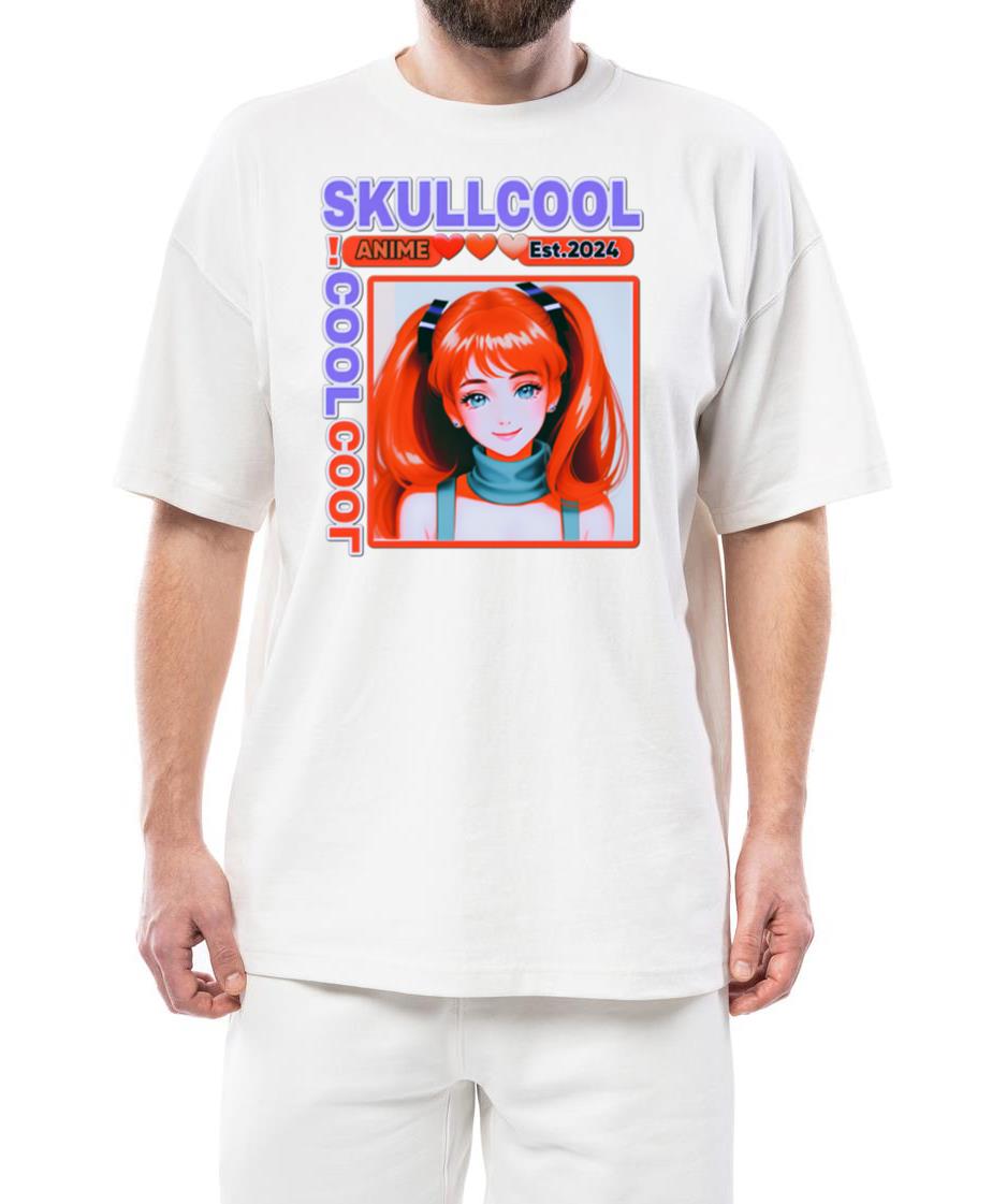 skullcool cool abstract style anime girl art_4 - Unisex Standard T-Shirt