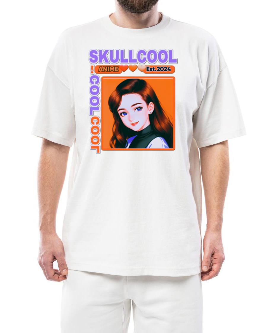 skullcool cool abstract style anime girl art_8 - Unisex Standard T-Shirt