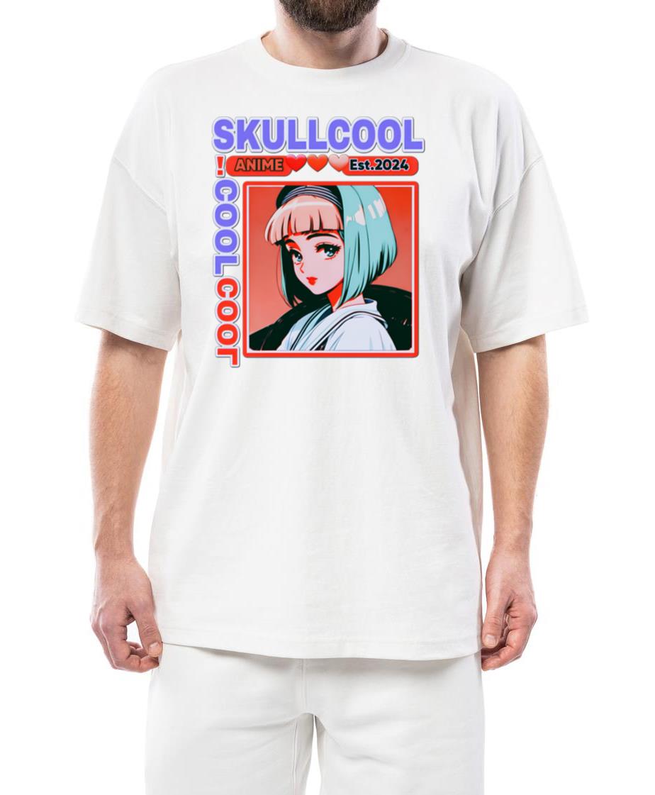 skullcool cool abstract style anime girl art_9 - Unisex Standard T-Shirt
