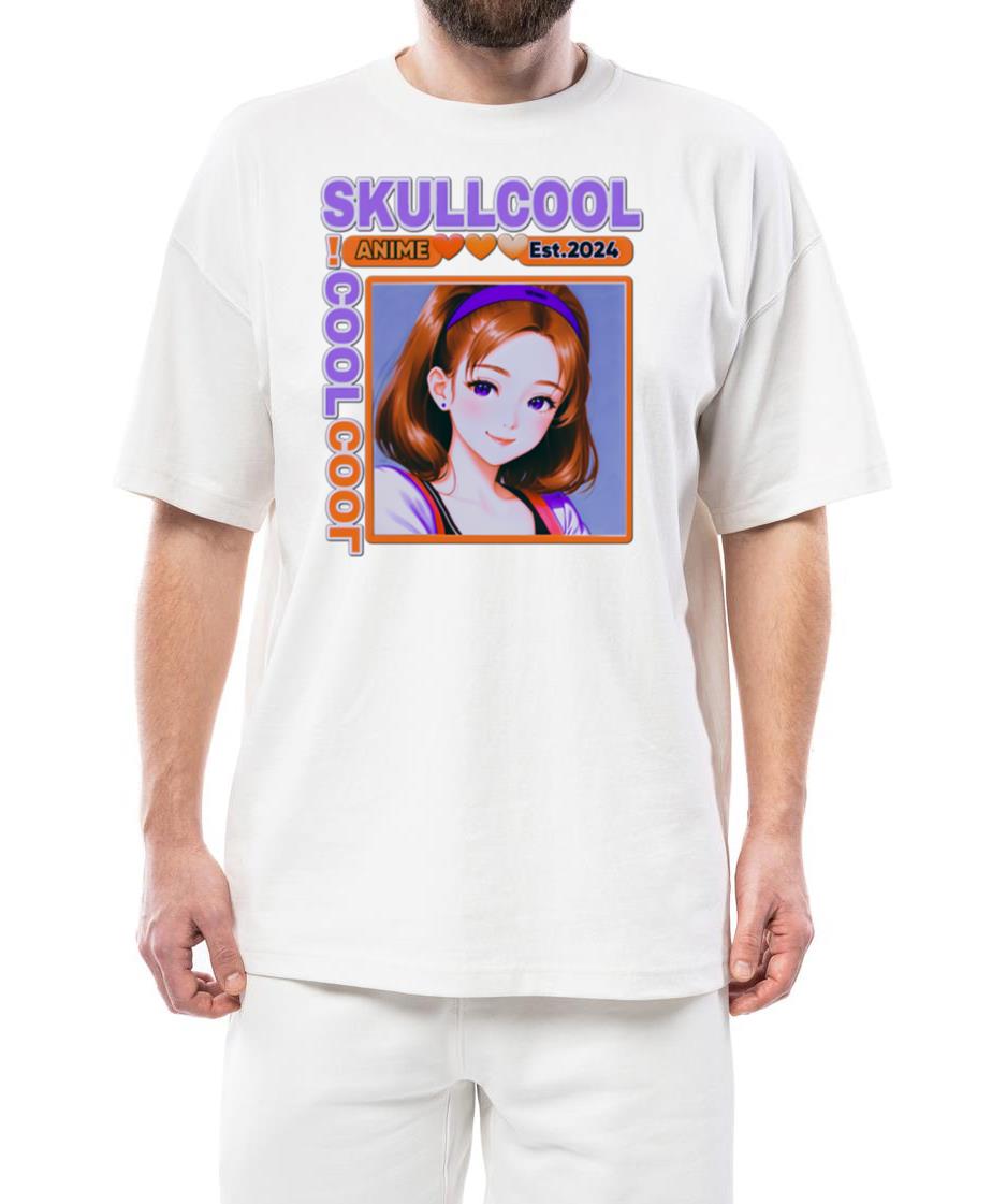 skullcool cool abstract style anime girl design - Unisex Standard T-Shirt