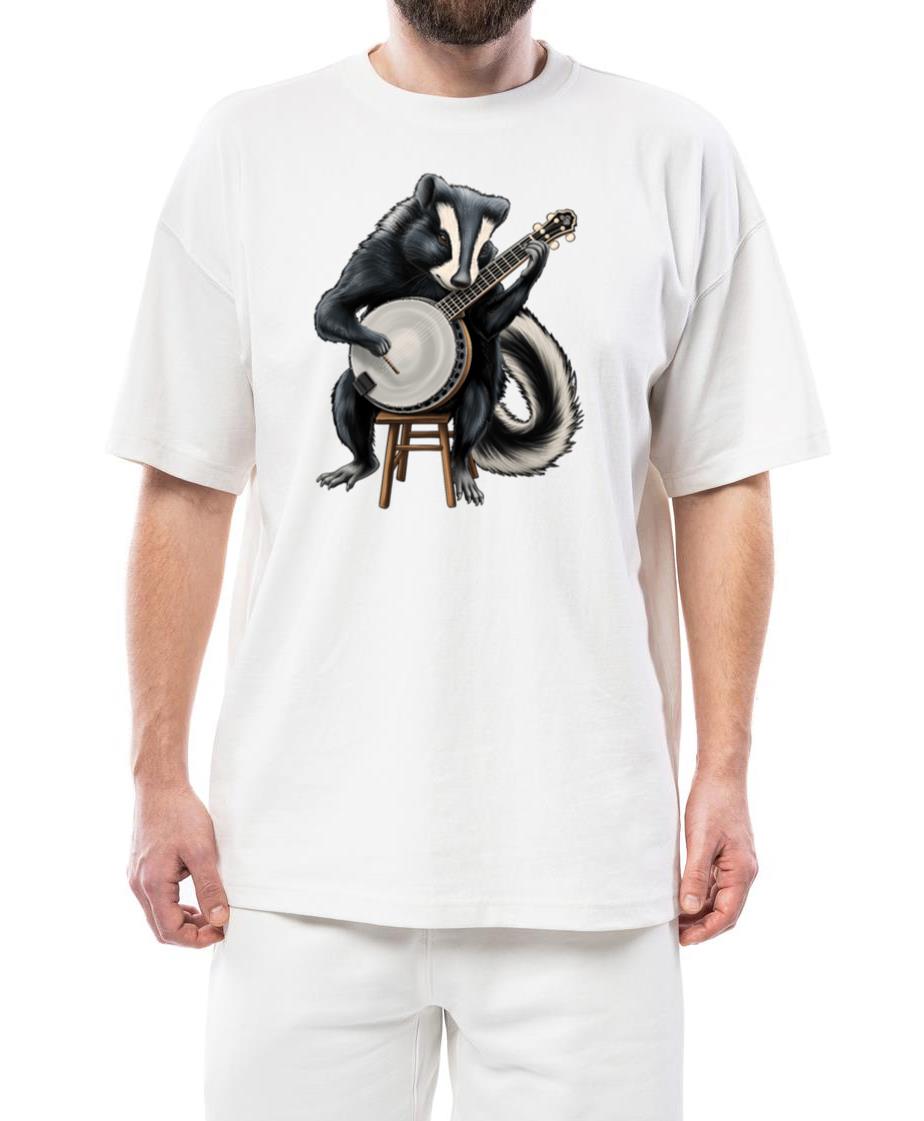 Skunk Animal Bluegrass Banjo Player - Unisex Standard T-Shirt