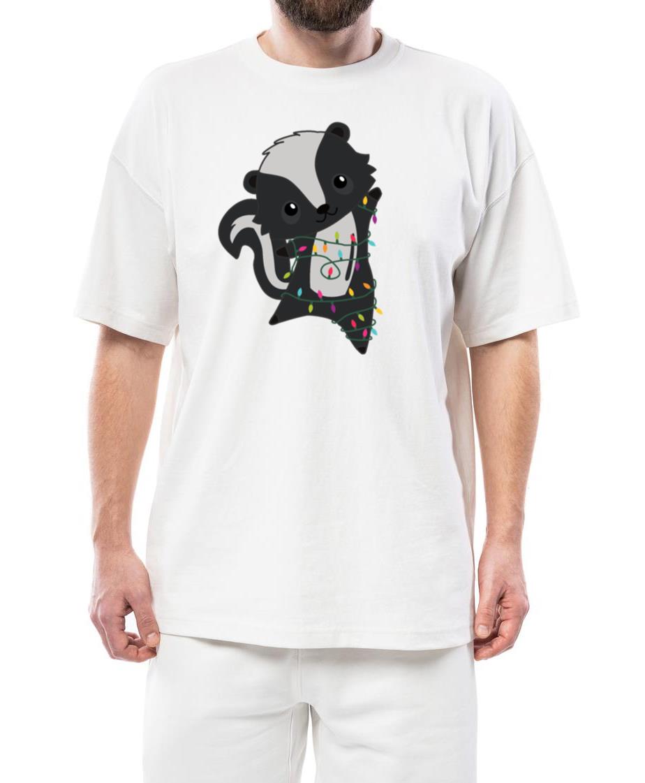 Skunk Christmas Skunks Winter Animals - Unisex Standard T-Shirt