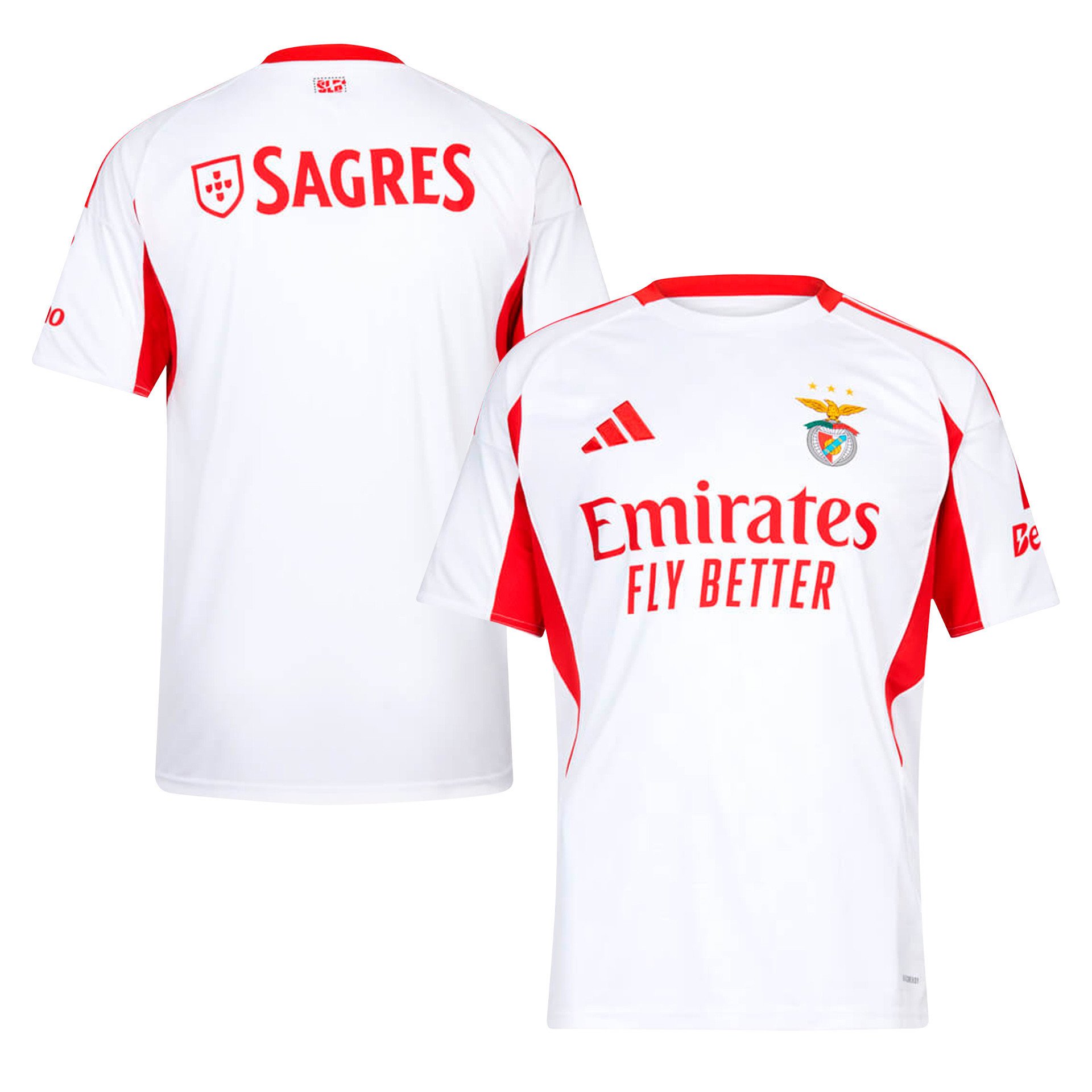 SL Benfica 2025/26 Away Men Jersey - White