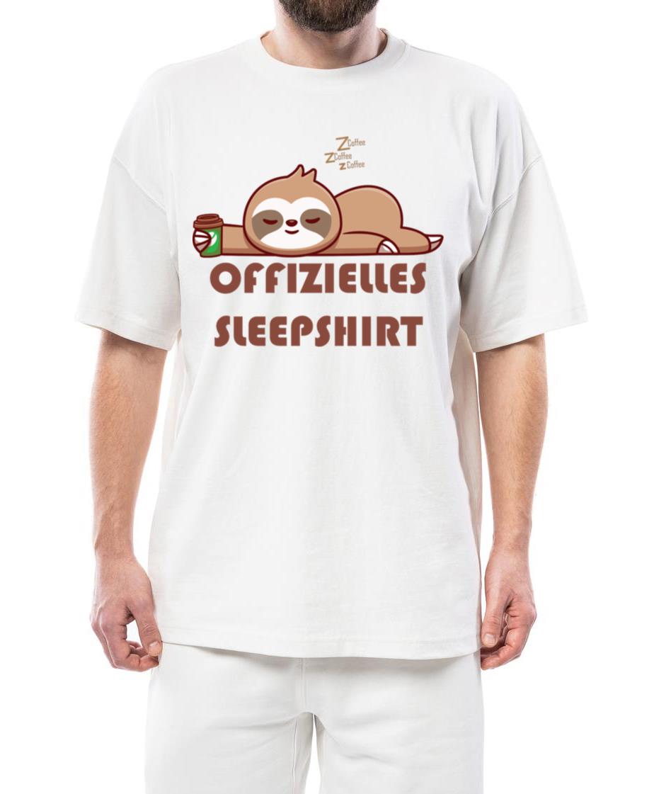 Sleep shirt pyjamas nightdress sloth gift travel - Unisex Standard T-Shirt