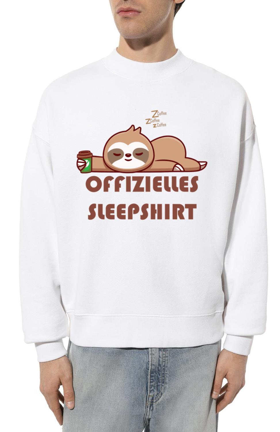 Sleep shirt pyjamas nightdress sloth gift travel - Unisex Sweatshirt