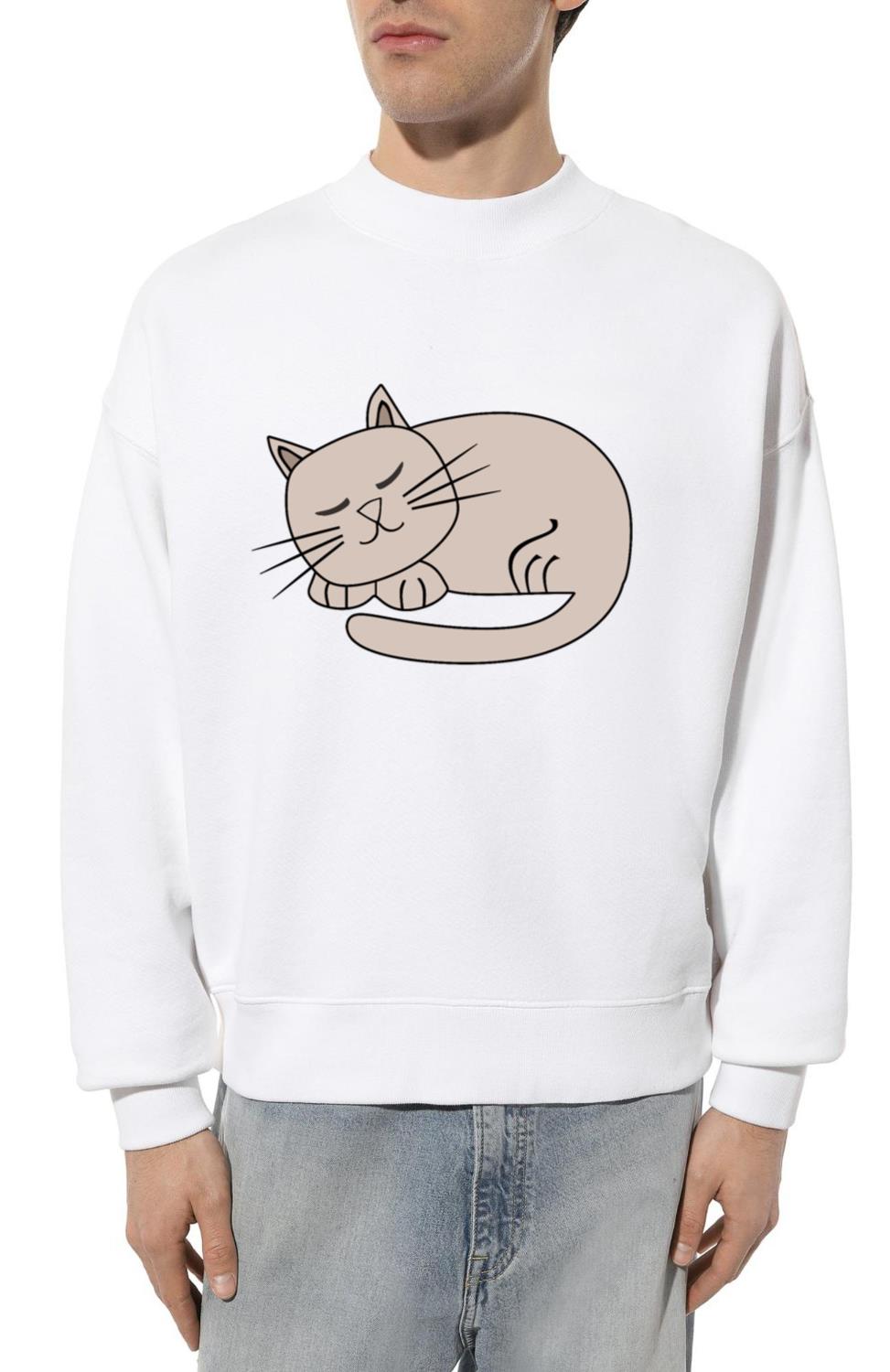 Sleeping Cat_1 - Unisex Sweatshirt