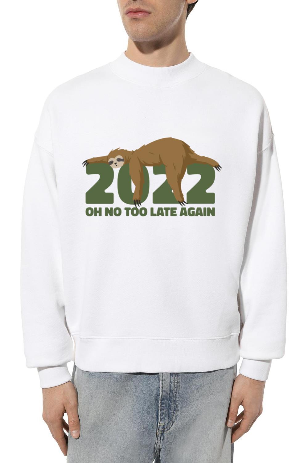 Sleeping Sloth Newyear - Unisex Sweatshirt