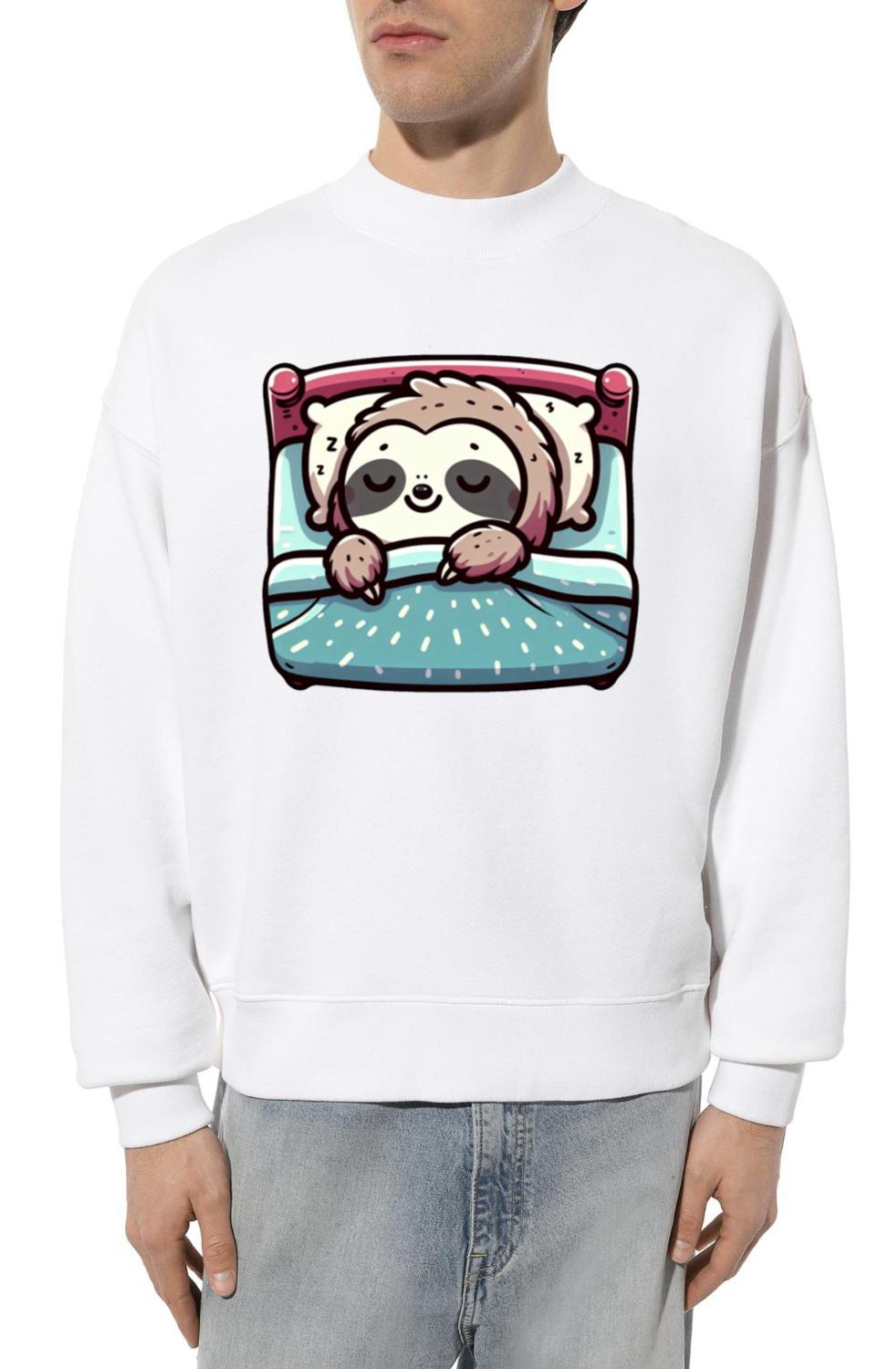 Sleeping Sloth - Peaceful Charming - Unisex Sweatshirt
