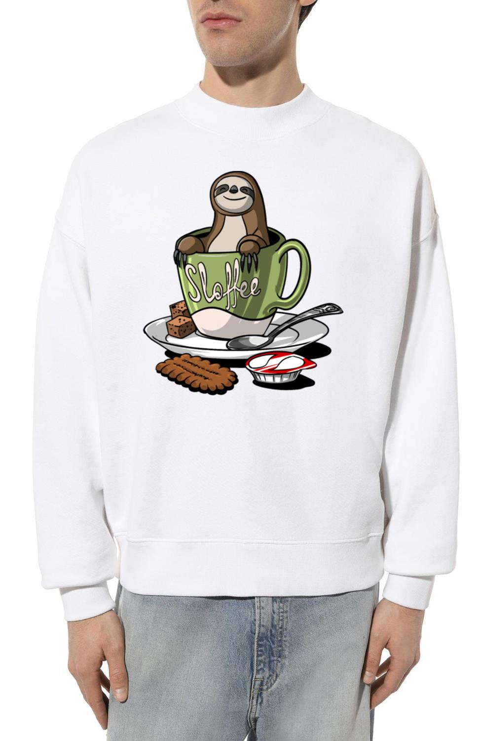 Sloffee Sloth Coffee - Unisex Sweatshirt