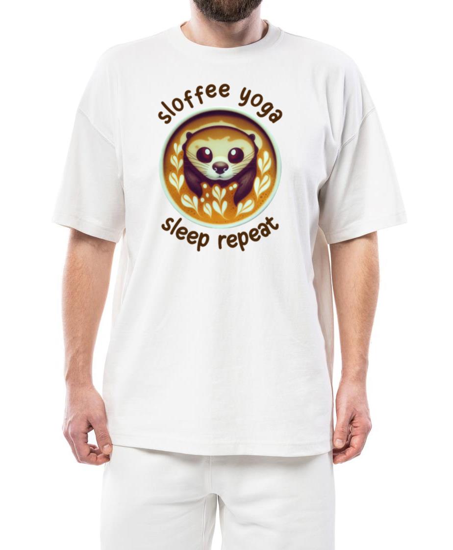 Sloffee Yoga Sleep Repeat - Unisex Standard T-Shirt