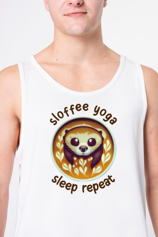 Sloffee Yoga Sleep Repeat - Unisex Tank Top