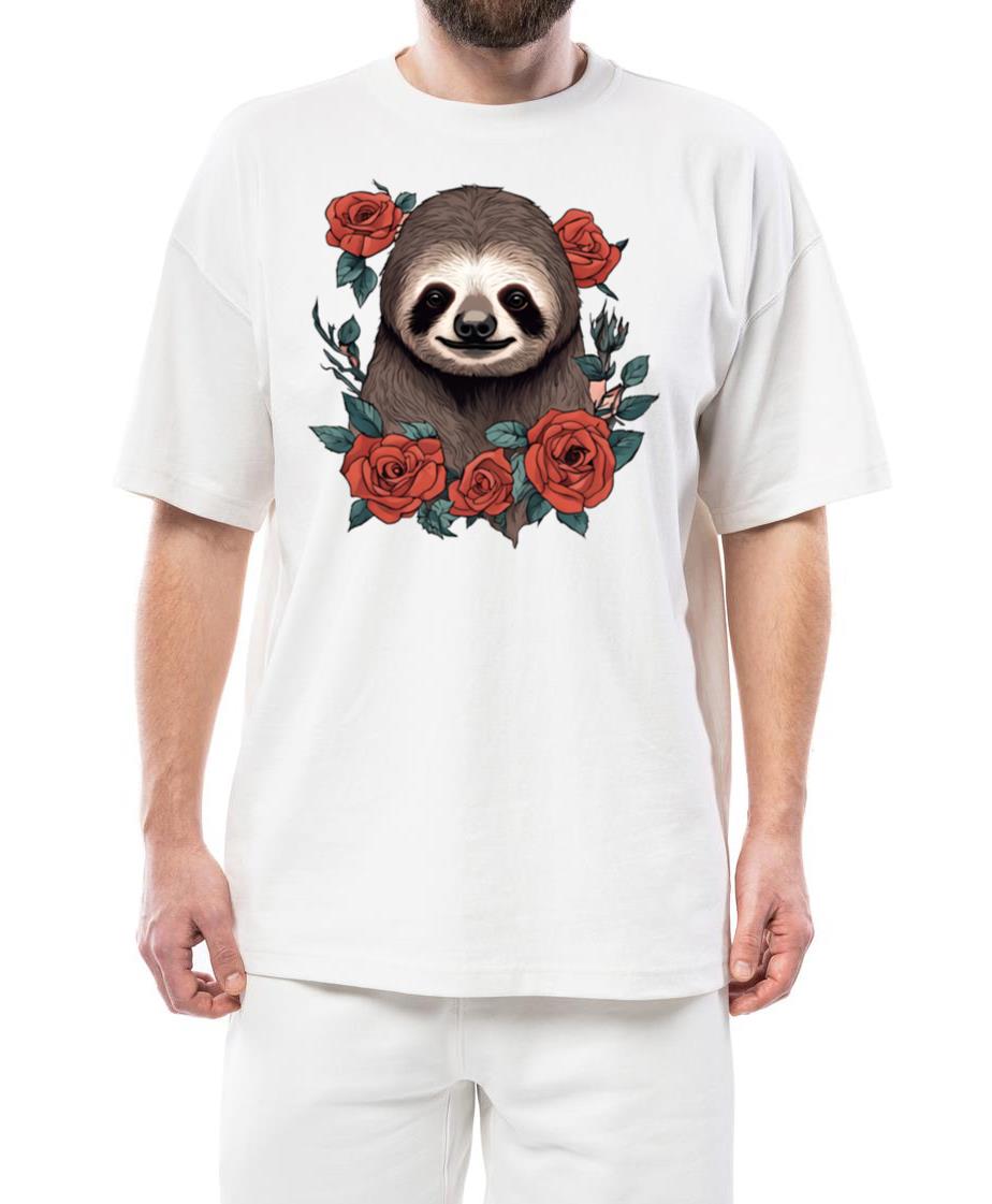 Sloth _ Animal _ lazy _ tired _ Zoo _ Comic - Unisex Standard T-Shirt