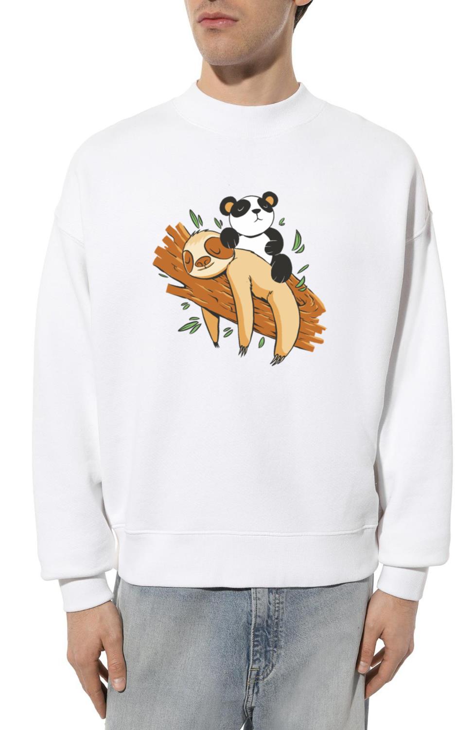 Sloth and Panda - Unisex Sweatshirt