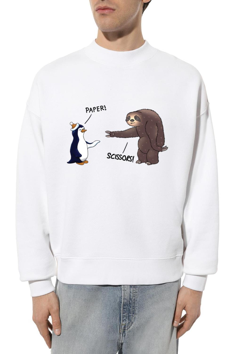 Sloth and Penguin - Unisex Sweatshirt