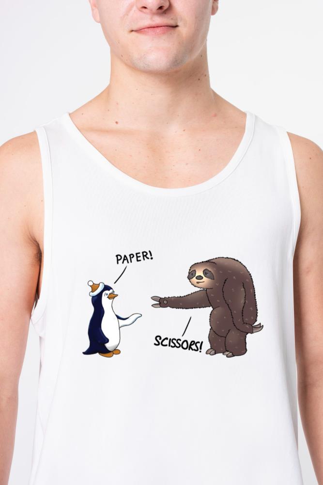 Sloth and Penguin - Unisex Tank Top