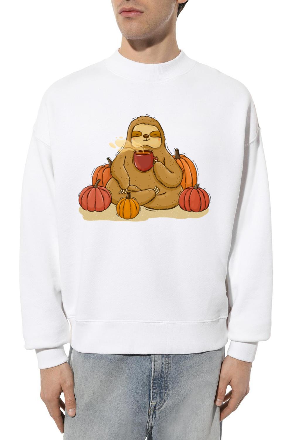 Sloth And Pumkin Mood - Unisex Sweatshirt
